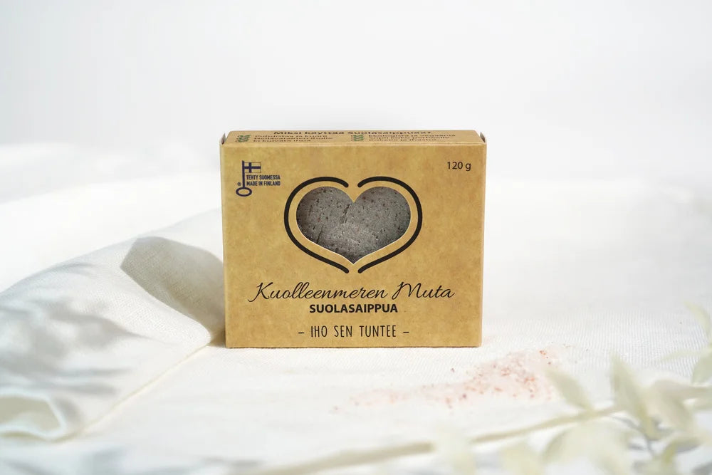 Kuolleenmeren muta suolasaippua 120g