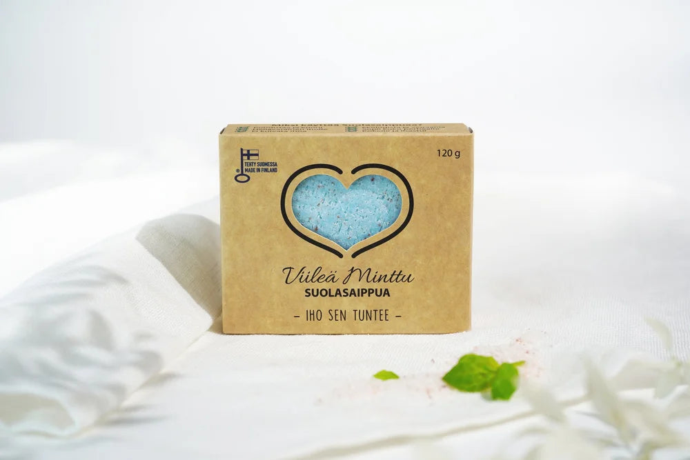 Viileä Minttu suolasaippua 120g